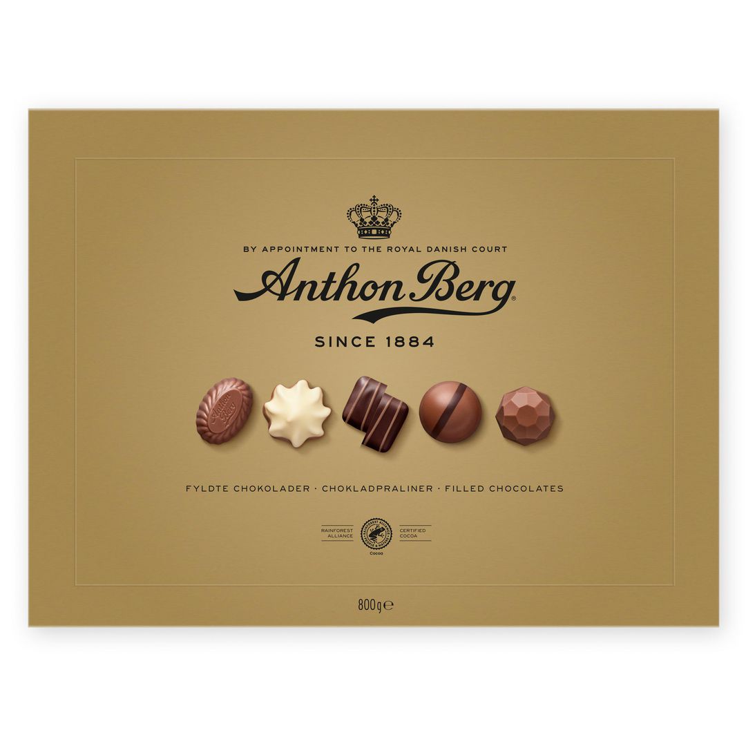 ANTHON BERG Choklad Guldask 800g | Kök och servering - Ätbart - Godis och choklad | Kontorsexperten