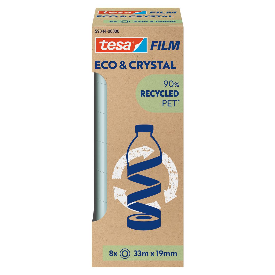 TESA Dokumenttejp Eco & Crystal 19mmx33m 8/fp | Kontorsmaterial - Tejp lim och häftmassa - Tejp - Kontor | Kontorsexperten