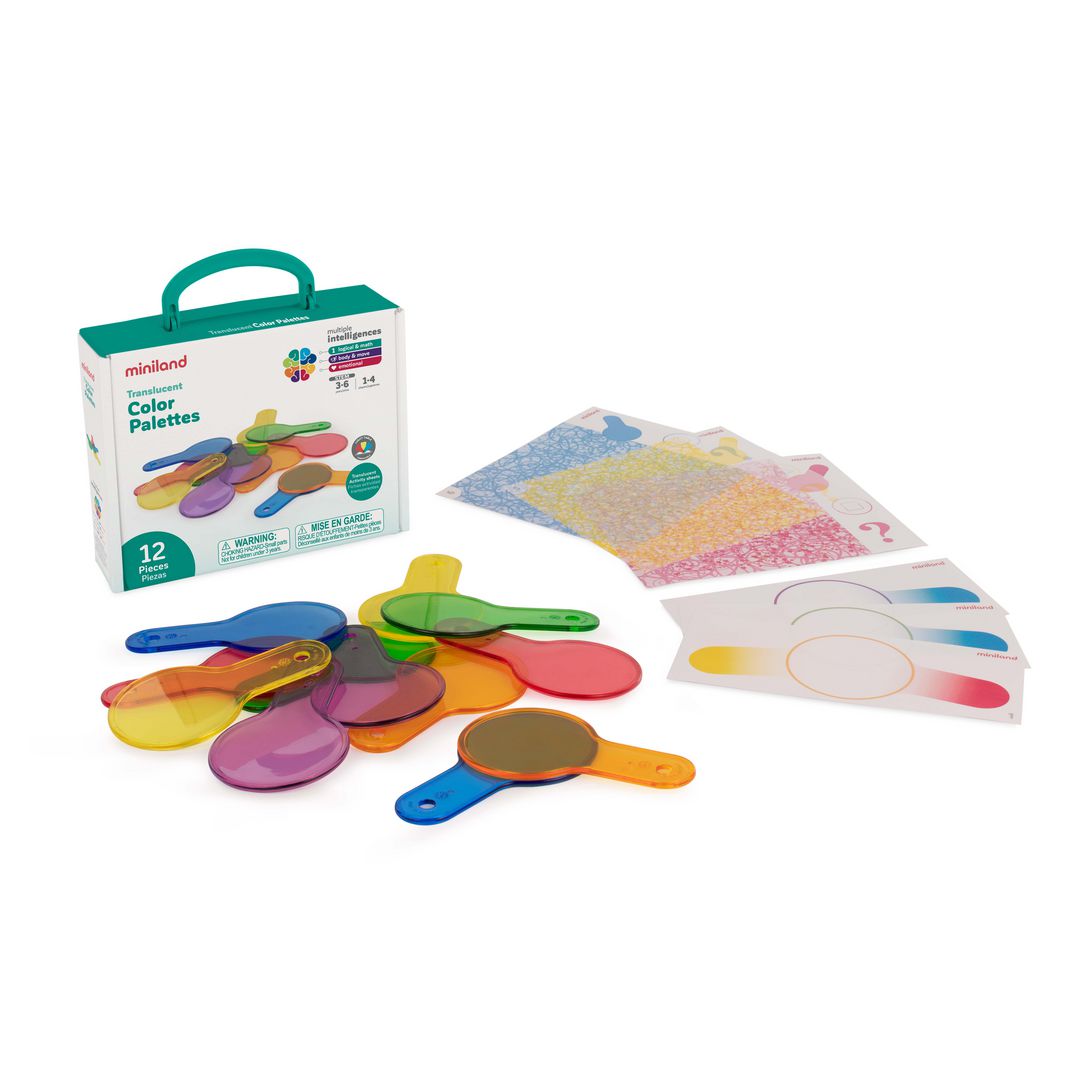 MINILAND Transperanta paletter 12/fp | Skola och förskola - Klassrummet / Lära - Sensoriska produkter | Kontorsexperten