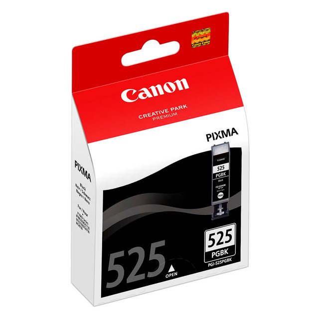 Canon Bläckpatron, PIXMA PGI-525 PGBK, 4529B001, svart, singelförpackning | Toner och bläck - Bläckpatroner - Bläckpatroner Canon | Kontorsexperten