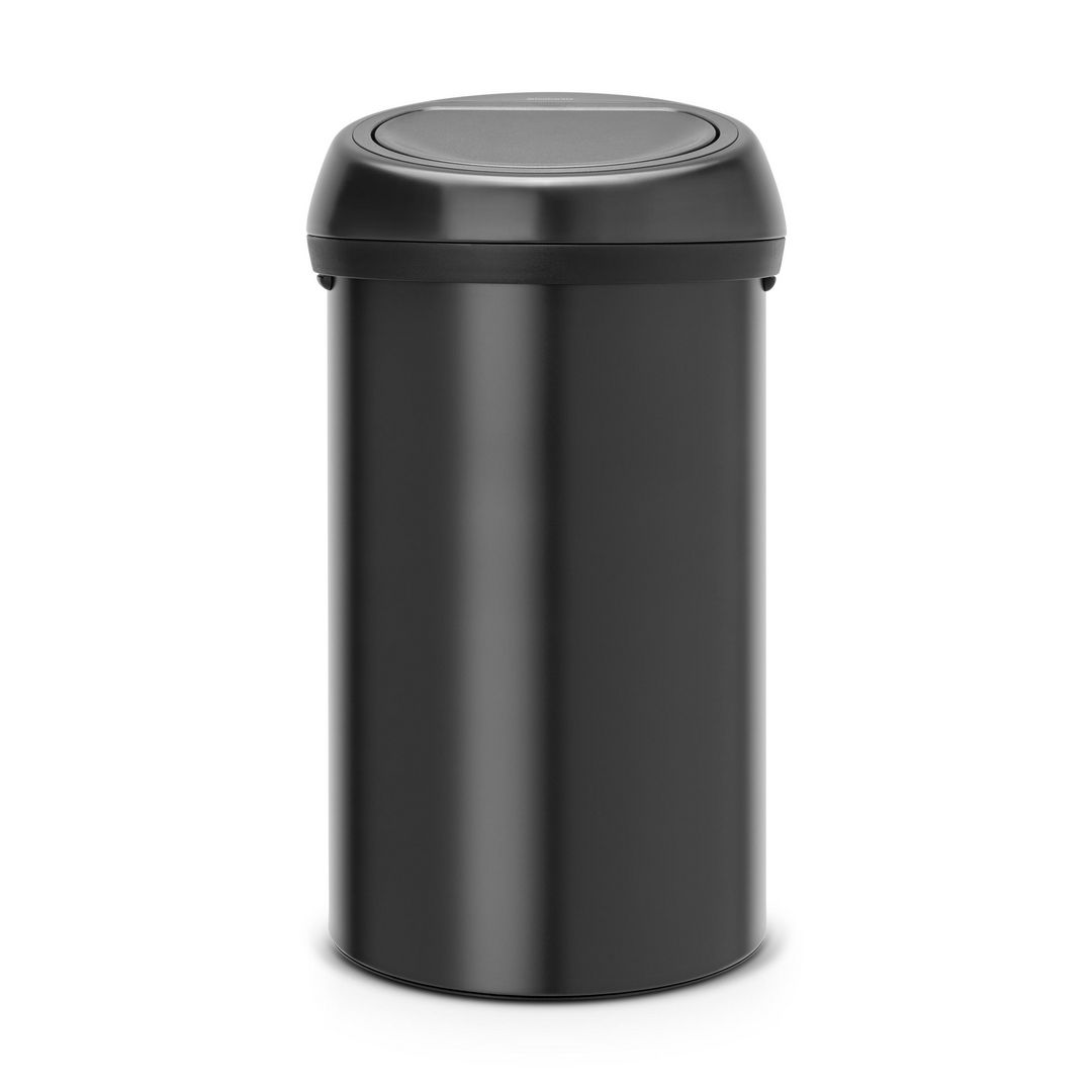 BRABANTIA Papperskorg Touch Bin 60L matt svart | Kontorsmaterial - Till skrivbordet - Papperskorgar | Kontorsexperten