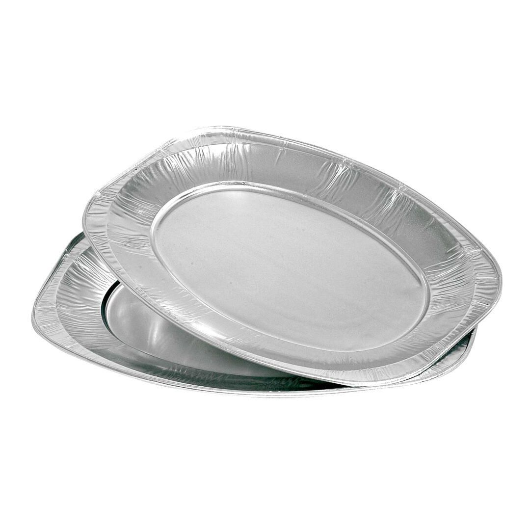 ABENA Serveringsfat aluminium oval 24,3x35cm 100/fp | Kök och servering - Matförvaring - Uppläggningsfat | Kontorsexperten