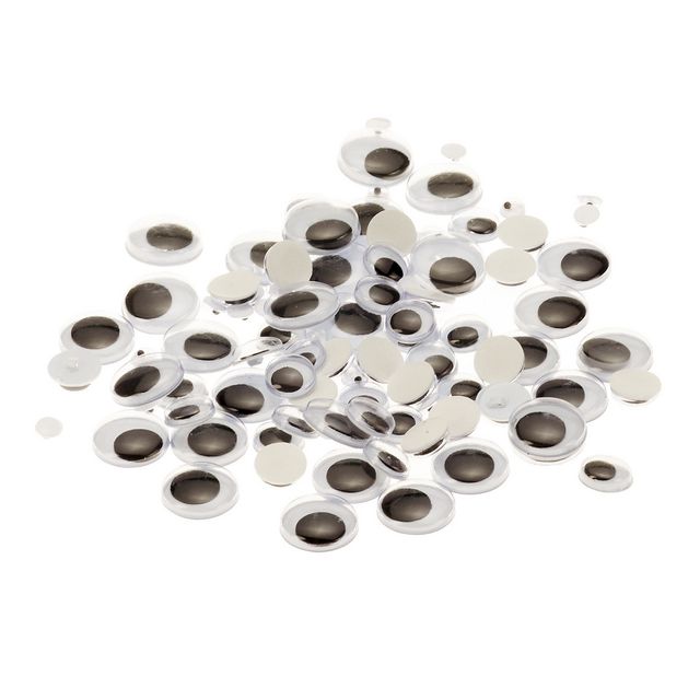 PLAYBOX Plastögon med öglor 150/fp | Skola och förskola - Hobbymaterial - Pyssel - Ögon | Kontorsexperten