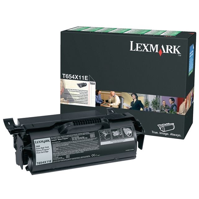 LEXMARK Toner T654X11E svart | Toner och bläck - Tonerkassetter - Toner Lexmark | Kontorsexperten