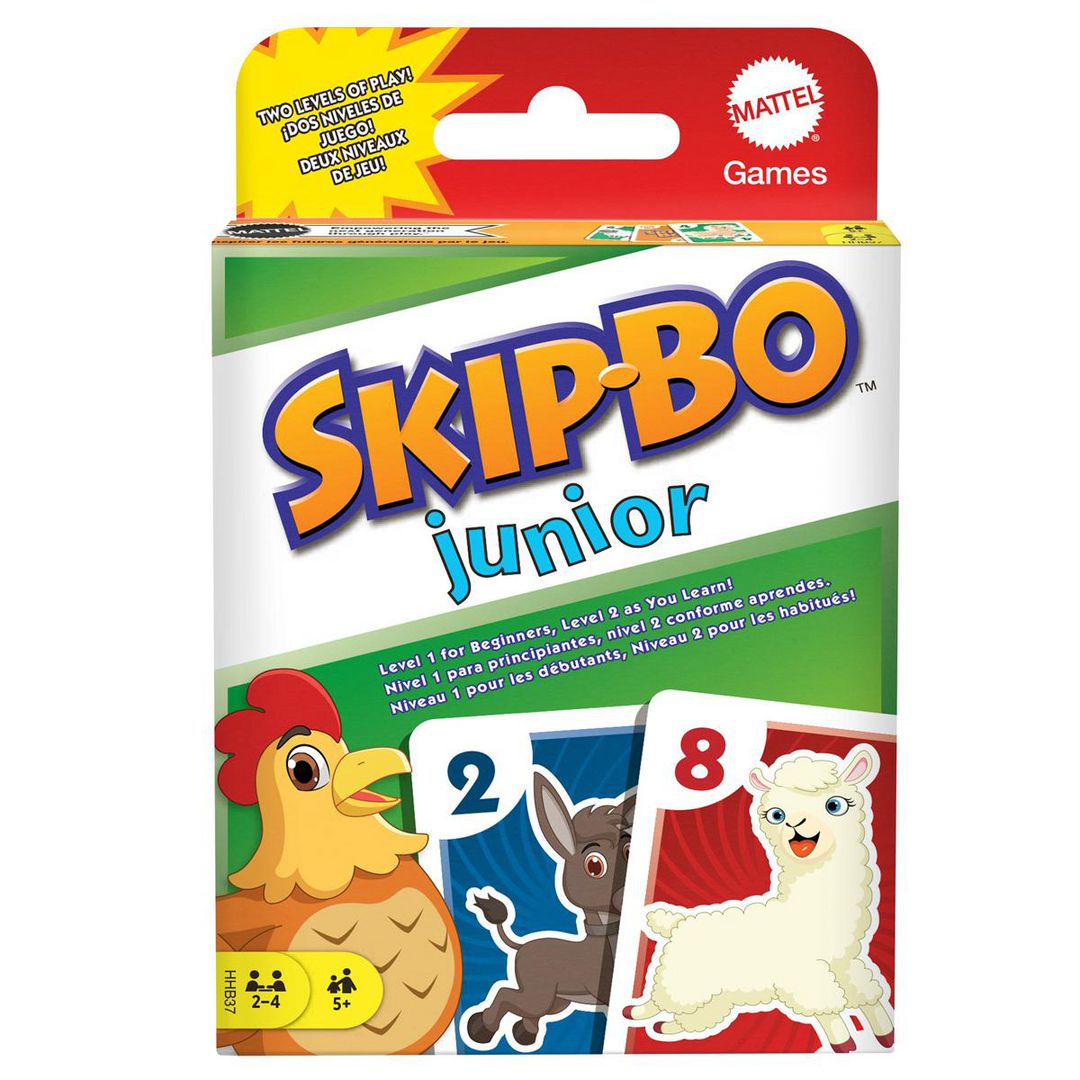 MATTEL Skip Bo junior | Skola och förskola - Lekmaterial - Spel - Från 5 - 6 år | Kontorsexperten