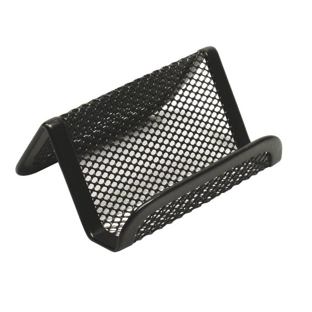 Visitkortshållare, metalltråd, svart | Kontorsmaterial - Till skrivbordet - Visitkortshållare | Kontorsexperten