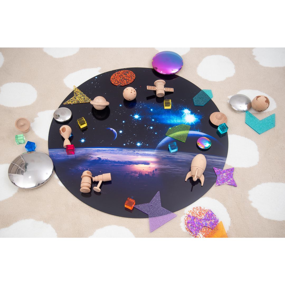 TICKIT Sensoriska lekmatta till ljusbord rymden | Skola och förskola - Klassrummet / Lära - Sensoriska produkter | Kontorsexperten