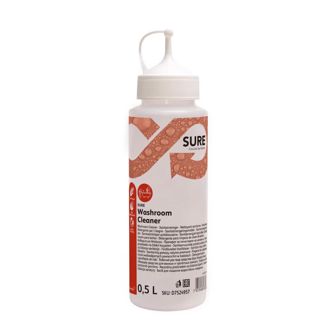 SURE Appliceringsflaska Washroom Cleaner 500ml | Städ och hygien - Städredskap - Sprayflaskor | Kontorsexperten
