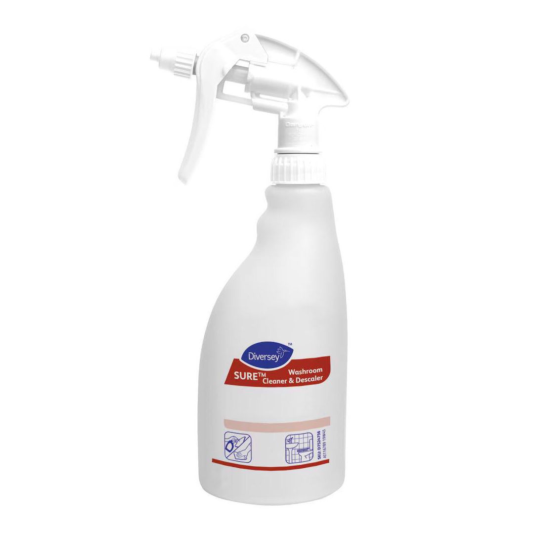 SURE Sprayflaska Washroom Cleaner & Descaler 500ml | Städ och hygien - Städredskap - Sprayflaskor | Kontorsexperten