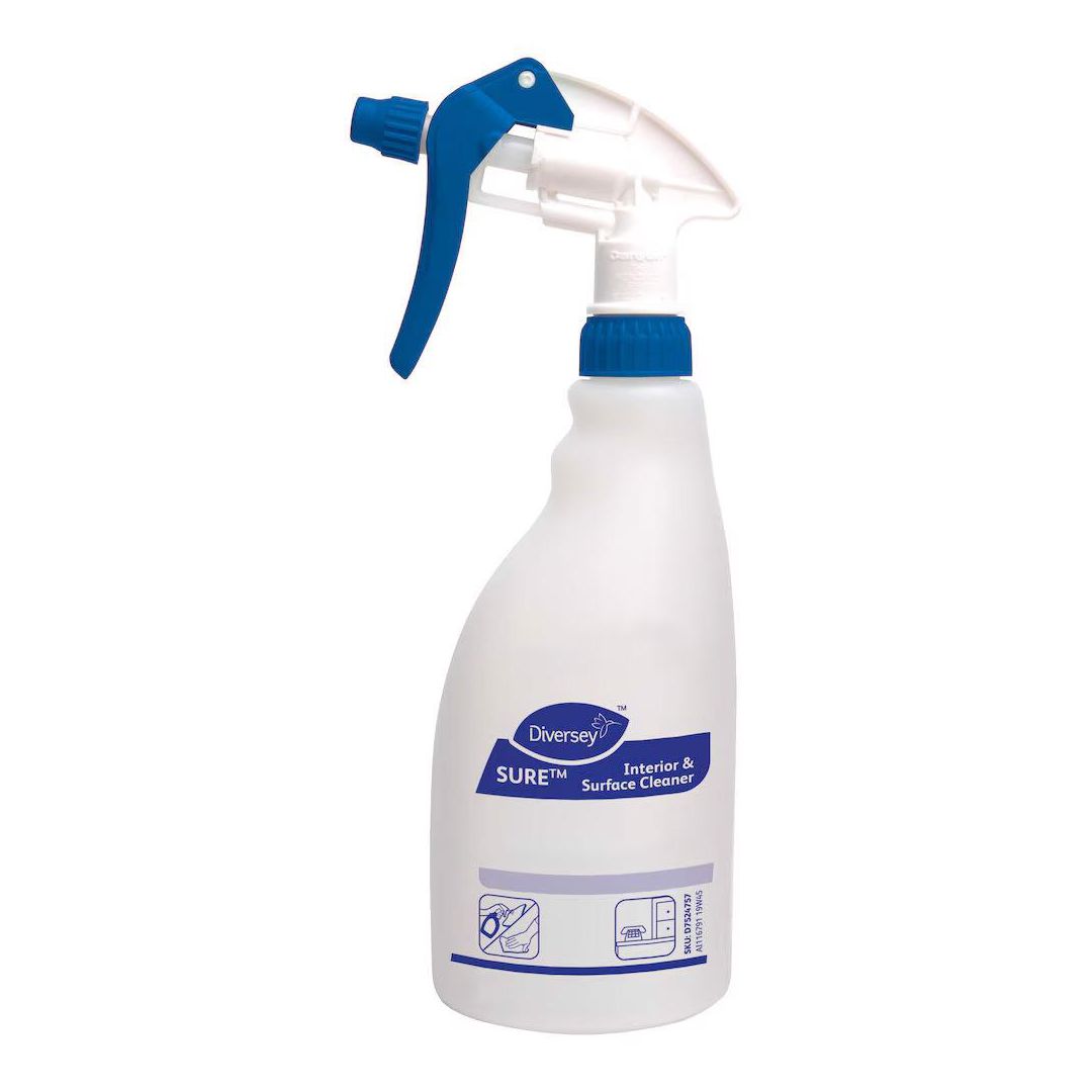 SURE Sprayflaska Interior & Surface Cleaner 500ml | Städ och hygien - Städredskap - Sprayflaskor | Kontorsexperten