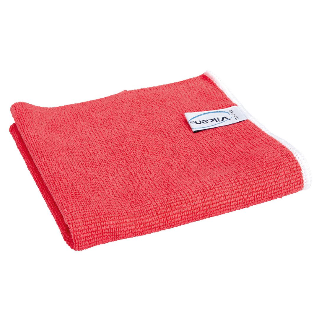 VIKAN Mikrofiberduk Original 32x32cm röd 5/fp | Städ och hygien - Städdukar och diskdukar - Städdukar - Mikro | Kontorsexperten