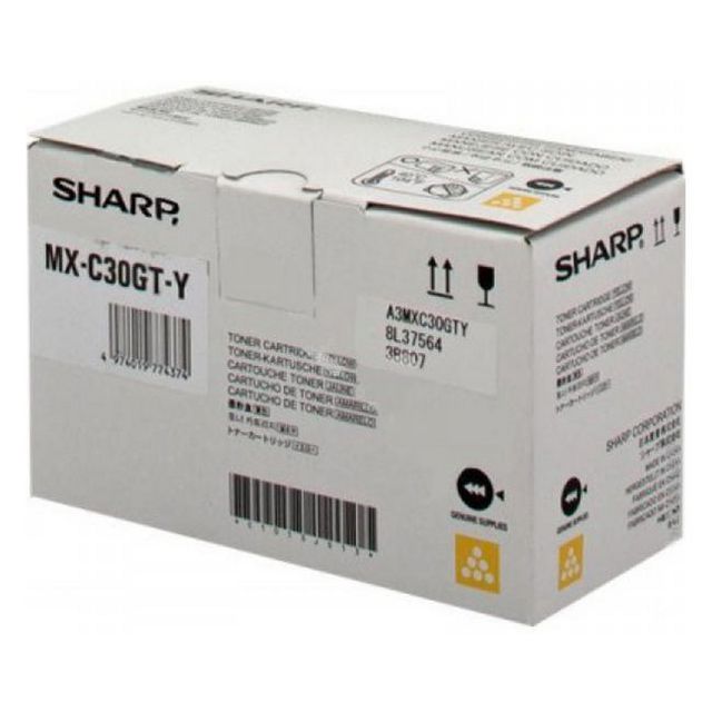 SHARP Toner MXC30GTY gul | Toner och bläck - Tonerkassetter - Toner Sharp | Kontorsexperten