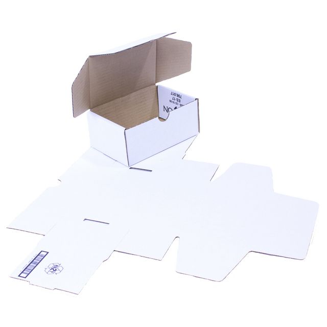 BOXON E-handelslåda 180x120x80mm vit ES17 | Emballage och lagerutrustning - Lådor och well - E-handelslådor | Kontorsexperten