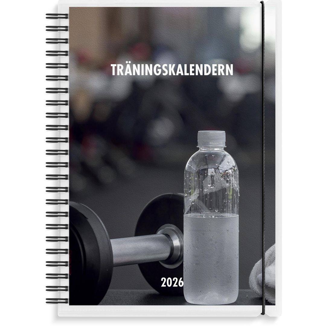 Burde Träningskalendern A5 2026 | Almanackor och kalendrar - Temakalendrar - Hälsa | Kontorsexperten