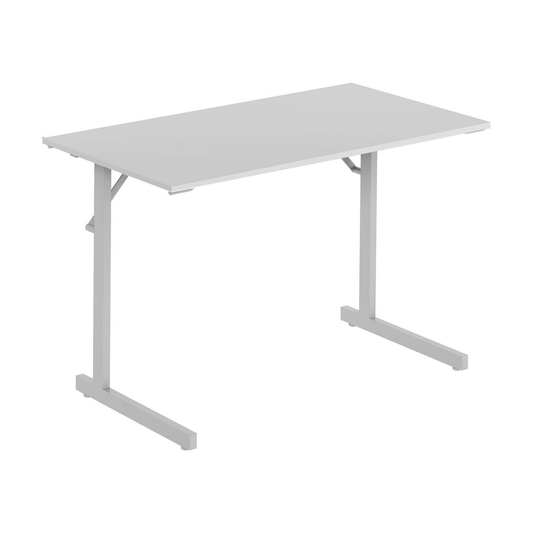 DENORD DESIGN Fällbord 1200x500x715x18 grå/silver | Kontorsmöbler och inredning - Bord och hurtsar - Fällbord | Kontorsexperten