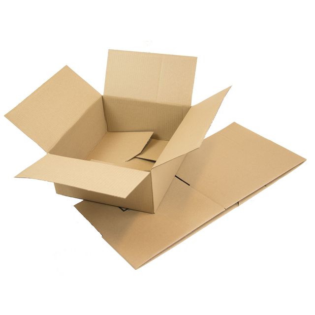 BOXON Wellåda E136 SB 340x295x135mm | Emballage och lagerutrustning - Lådor och well - Welllådor 1-lag - 300-360 mm | Kontorsexperten