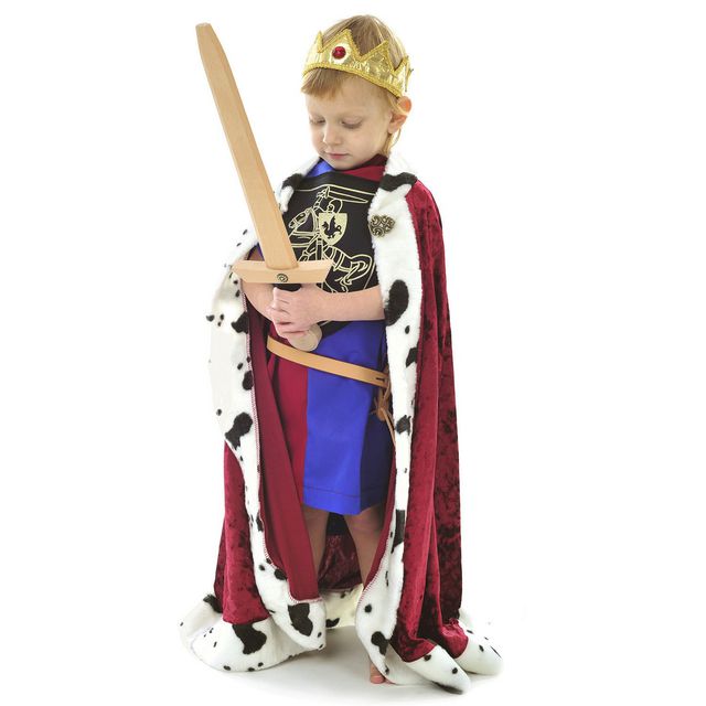 DEN GODA FEN Maskeraddräkt Kungamantel 4-8år | Skola och förskola - Lekmaterial - Maskeraddräkter | Kontorsexperten