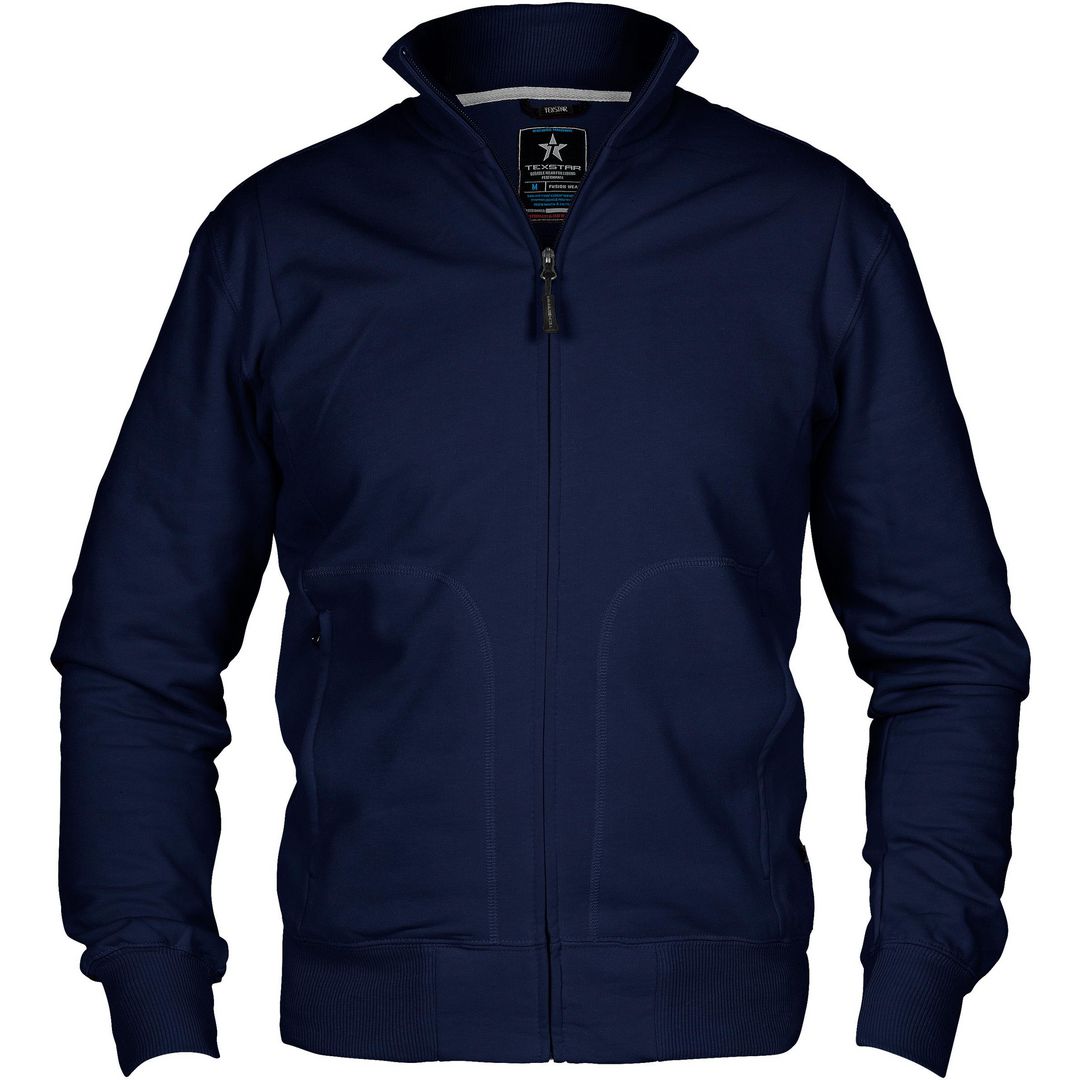 Sweatjacka HC04 marin M | Yrkeskläder - Tröjor och Sweatshirts - Sweatshirts | Kontorsexperten