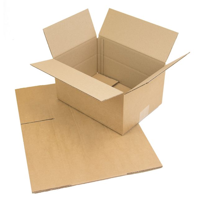 BOXON Wellåda E557 450x450x275mm | Emballage och lagerutrustning - Lådor och well - Welllådor 1-lag - 370-500 mm | Kontorsexperten