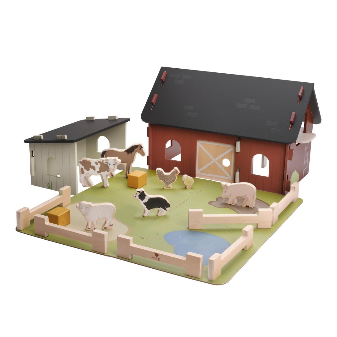 MICKI Bondgård MICKI | Skola och förskola - Lekmaterial - Dockhus, bondgård och lekhus | Kontorsexperten