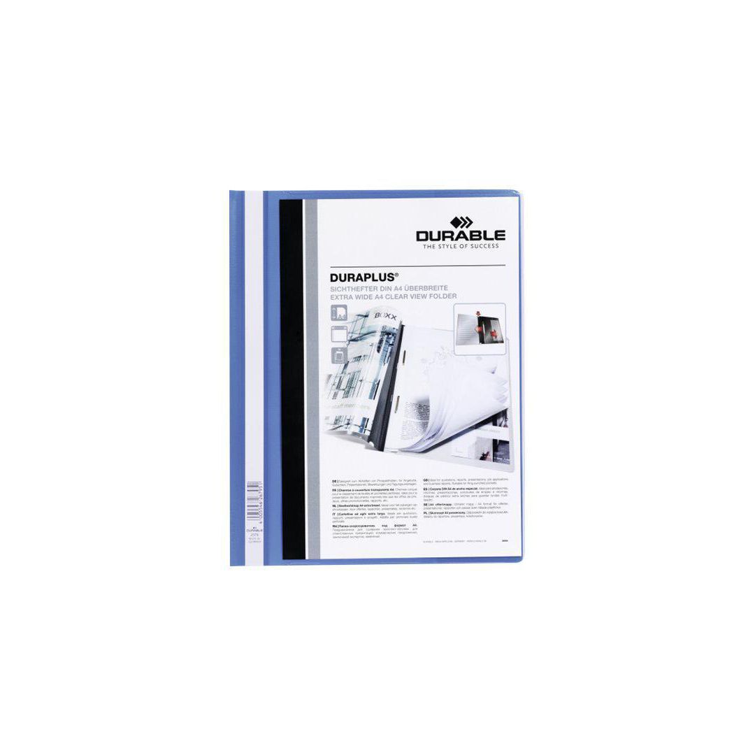 DURABLE Offertmapp DURAPLUS med ficka A4+ blå | Kontorsmaterial - Mappar och plastfickor - Offertmappar | Kontorsexperten