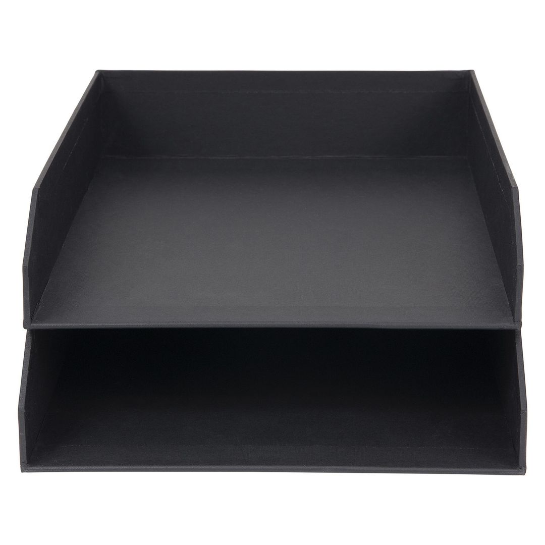 BIGSO BOX Brevkorg kartong grå 2/fp | Kontorsmaterial - Till skrivbordet - Brevkorgar | Kontorsexperten