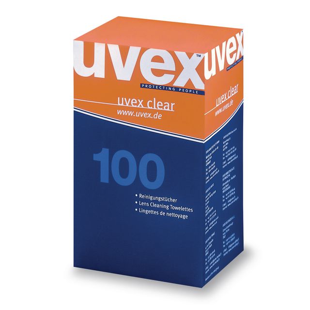 UVEX Rengöringsduk UVEX Clear glasögon 100/fp | Skyddsutrustning - Ögonskydd - Tillbehör ögonskydd | Kontorsexperten