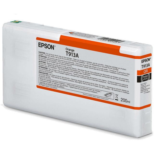 EPSON Bläckpatron T913A Orange | Toner och bläck - Bläckpatroner - Bläckpatroner Epson | Kontorsexperten