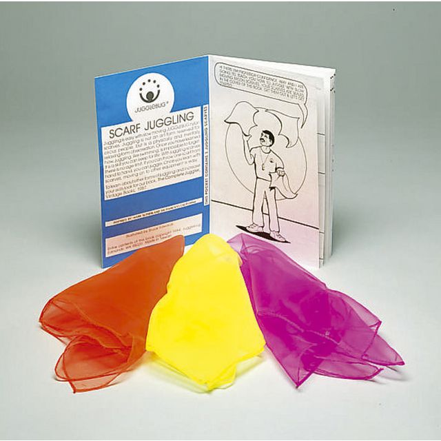 Jongleringsdukar, kvadratiska, nylon, 400 x 400 mm, olika färger 3/fp | Skola och förskola - Idrott, hälsa och rörelse - Motorik | Kontorsexperten