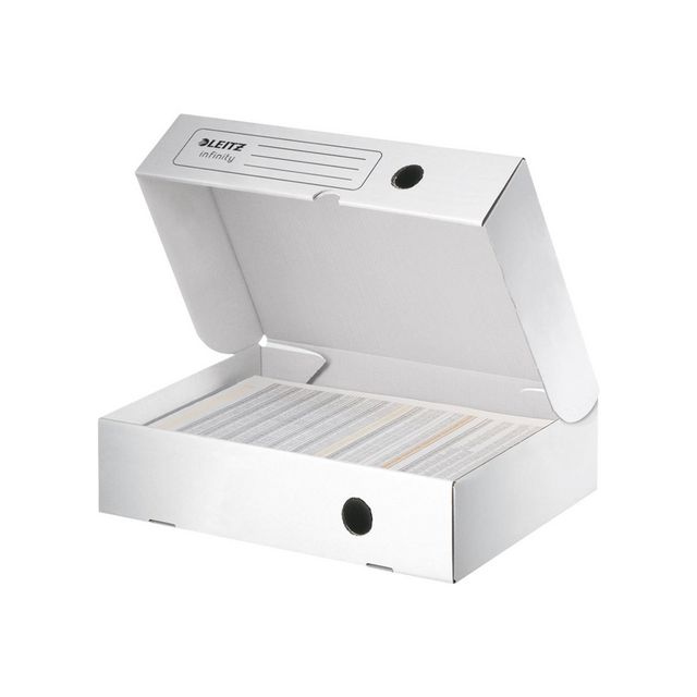 LEITZ Arkivbox Infinity FSC 80mm | Kontorsmaterial - Arkivering och kontorsförvaring - Arkivkartonger och boxar | Kontorsexperten
