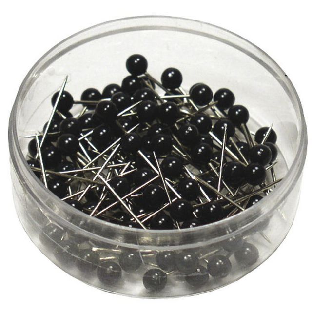 Kartnålar runda svart 100/fp | Kontorsmaterial - Häftstift och kartnålar - Kartnålar | Kontorsexperten