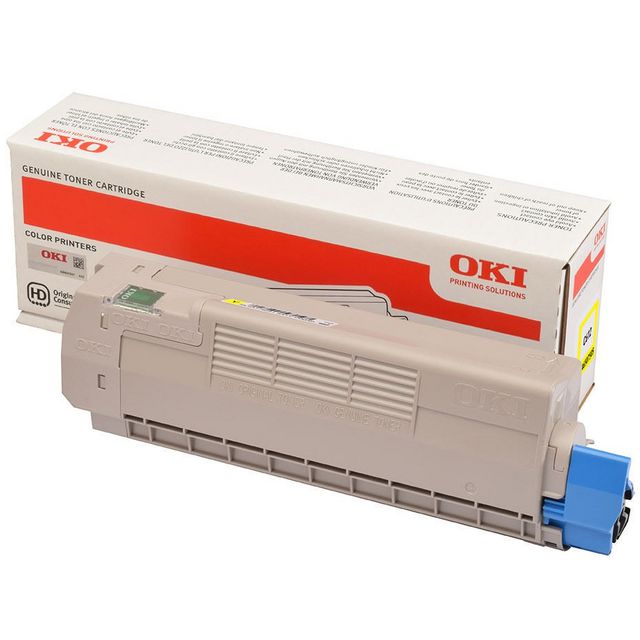 OKI Toner 46507505 Gul | Toner och bläck - Tonerkassetter - Toner OKI | Kontorsexperten