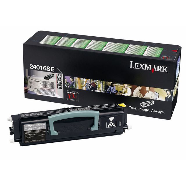 LEXMARK Toner, 24016SE, svart, 24016SE | Toner och bläck - Tonerkassetter - Toner Lexmark | Kontorsexperten
