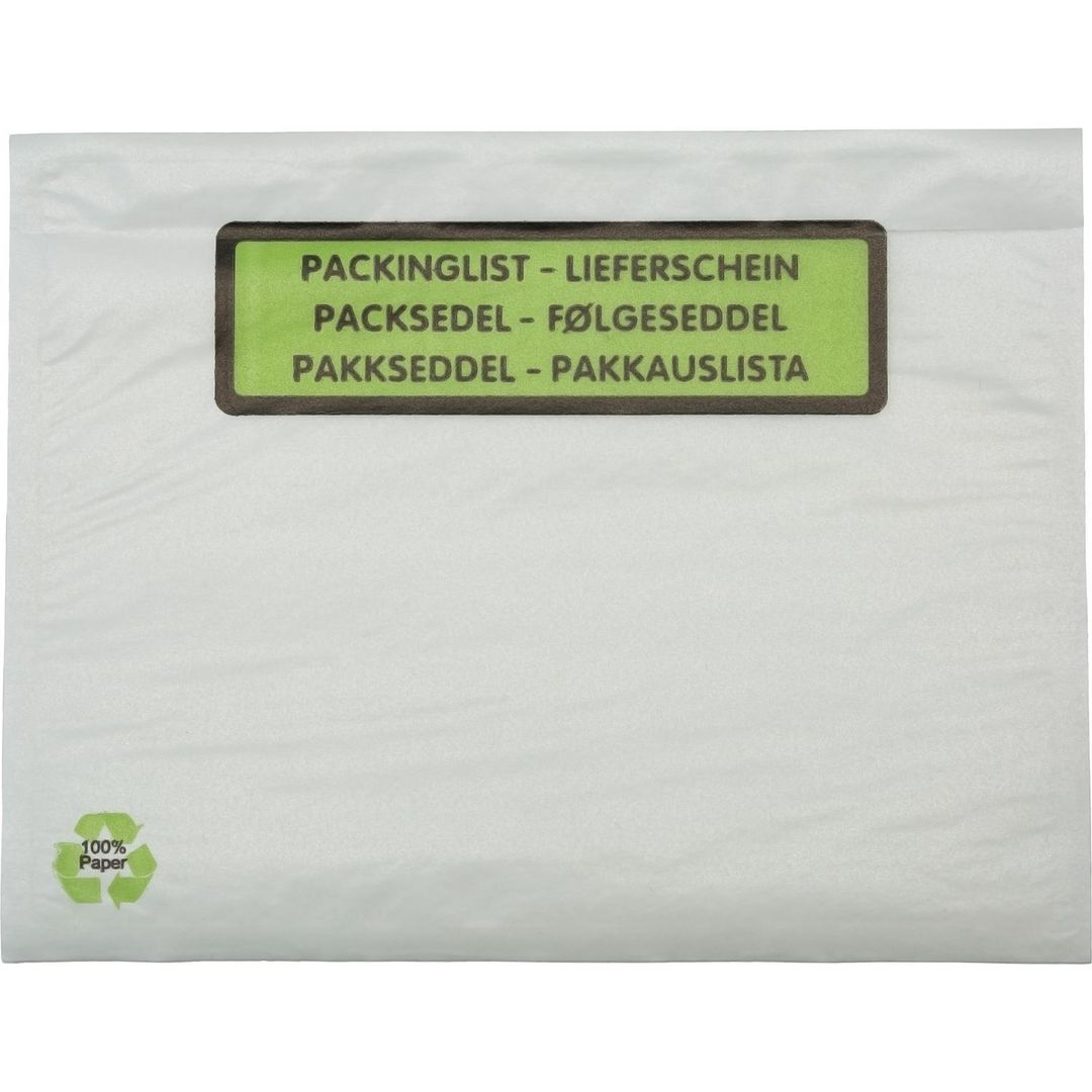 Packsedelskuvert papper C6 med tryck 1000/fp | Emballage och lagerutrustning - Frakthandlingar - Packsedelkuvert | Kontorsexperten