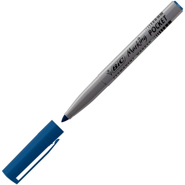 BIC MARKING Märkpenna Marking™ Pocket 1445, permanent, medium1,1 mm linjebredd | Kontorsmaterial - Pennor - Märkpennor - Rund spets | Kontorsexperten