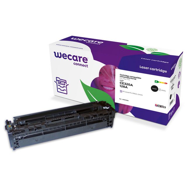 WECARE Toner HP CE320A 2K svart | Toner och bläck - Tonerkassetter - Toner WeCare | Kontorsexperten