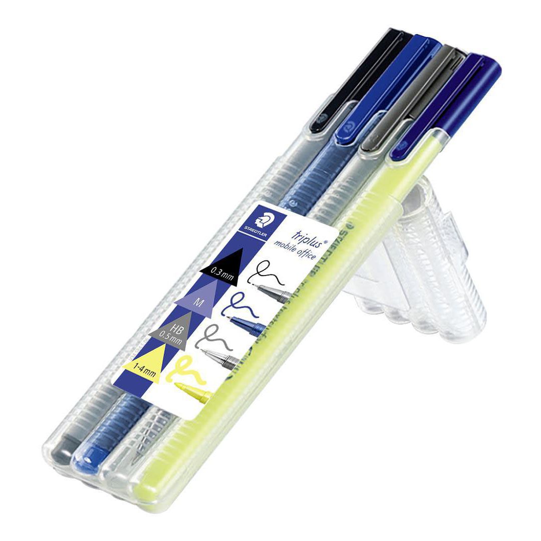 STAEDTLER Fineliner Triplus Multiset 4/fp | Kontorsmaterial - Pennor - Finelinerpennor | Kontorsexperten