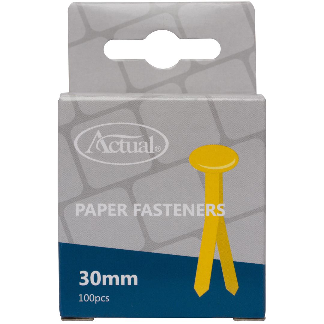 ACTUAL Påsnit 30mm 100/fp | Kontorsmaterial - Arkivering och kontorsförvaring - Arkiveringstillbehör | Kontorsexperten