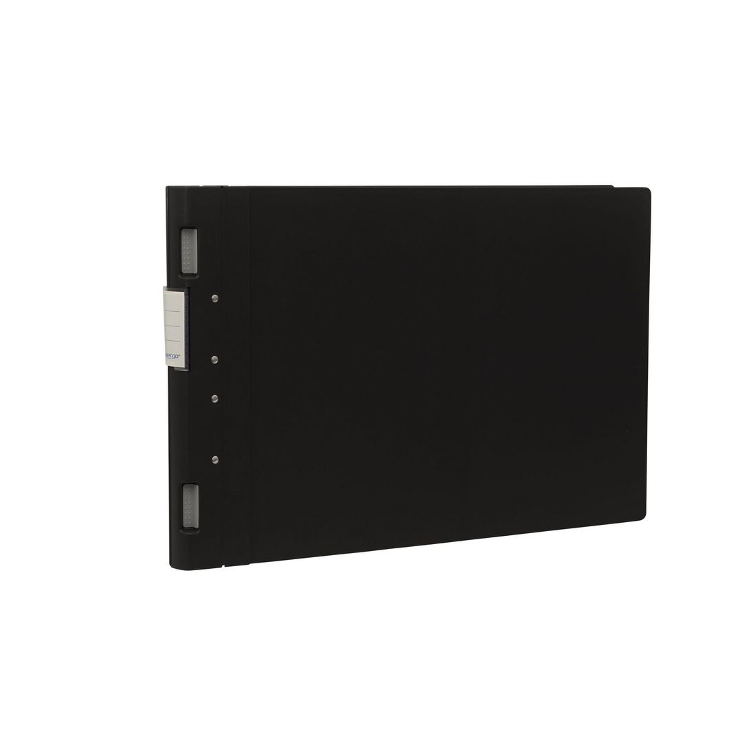 KEBA Gaffelpärm ergo LA3 40mm svart/svart | Kontorsmaterial - Pärmar och register - Gaffelpärmar i plast | Kontorsexperten