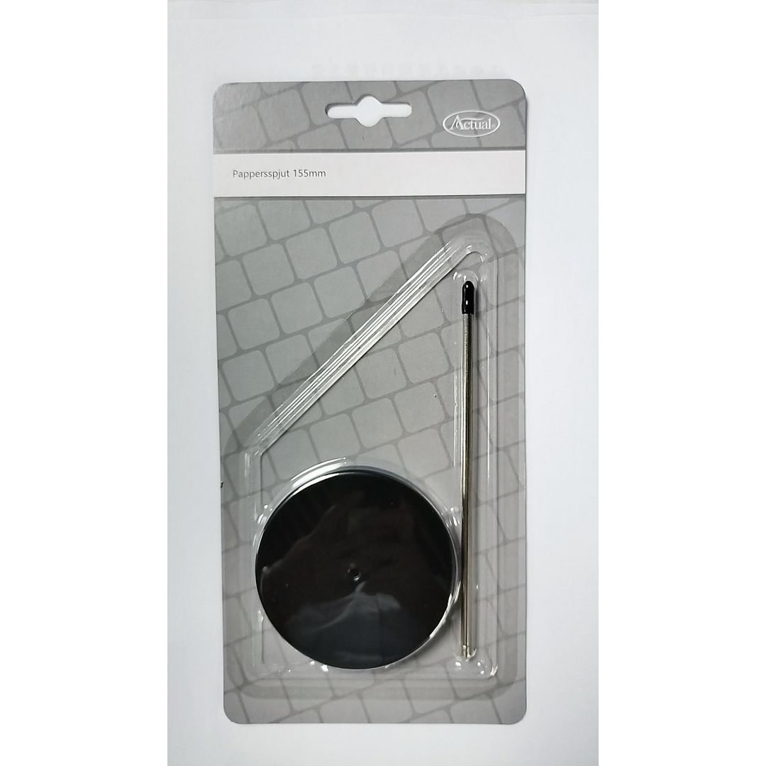 ACTUAL Pappersspjut ACTUAL155 mm svart | Kontorsmaterial - Arkivering och kontorsförvaring - Arkiveringstillbehör | Kontorsexperten