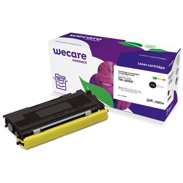 WECARE Toner BROTHER TN-2000 2,5K svart | Toner och bläck - Tonerkassetter - Toner WeCare | Kontorsexperten