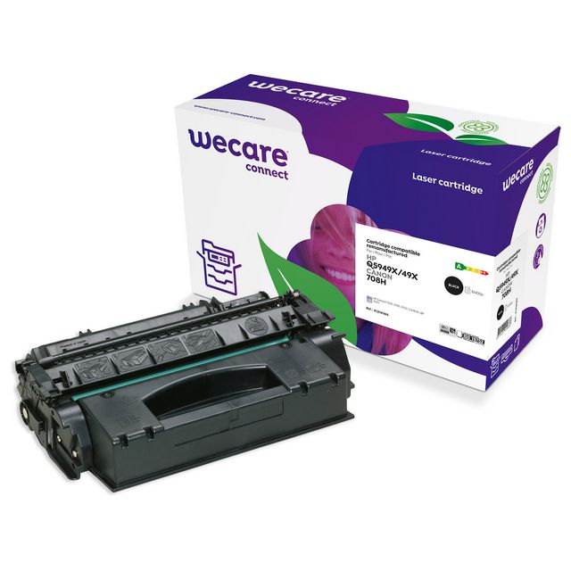 WECARE Toner HP Q5949X/0917B002 6K svart | Toner och bläck - Tonerkassetter - Toner WeCare | Kontorsexperten