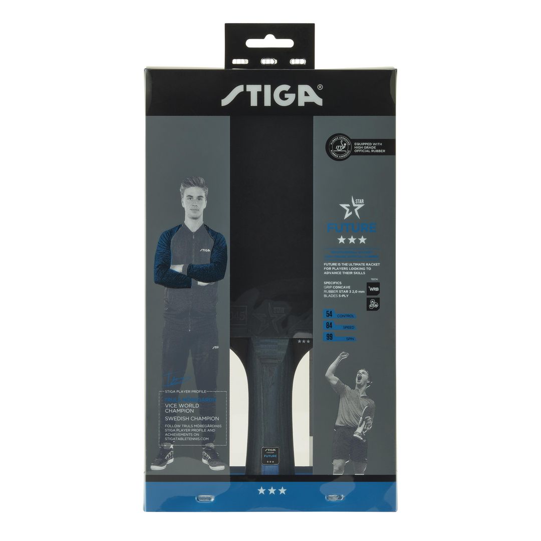 STIGA Bordtennisracket Future 3-X | Skola och förskola - Idrott, hälsa och rörelse - Bordtennis | Kontorsexperten