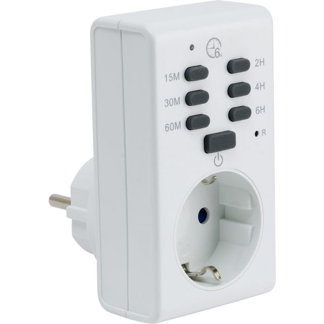 GELIA Tidströmställare 15/30/60 Min | Kontorsmöbler och inredning - Elartiklar - Timer | Kontorsexperten