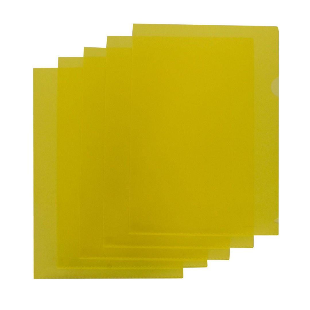 Aktmapp kraftig A4 0,18 gul | Kontorsmaterial - Mappar och plastfickor - Plastmappar och aktmappar | Kontorsexperten