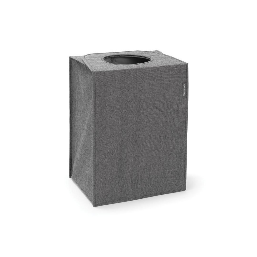 BRABANTIA Tvättkorg Rektangulär 55L Svart | Städ och hygien - Tvättmedel och klädvård - Klädvård | Kontorsexperten