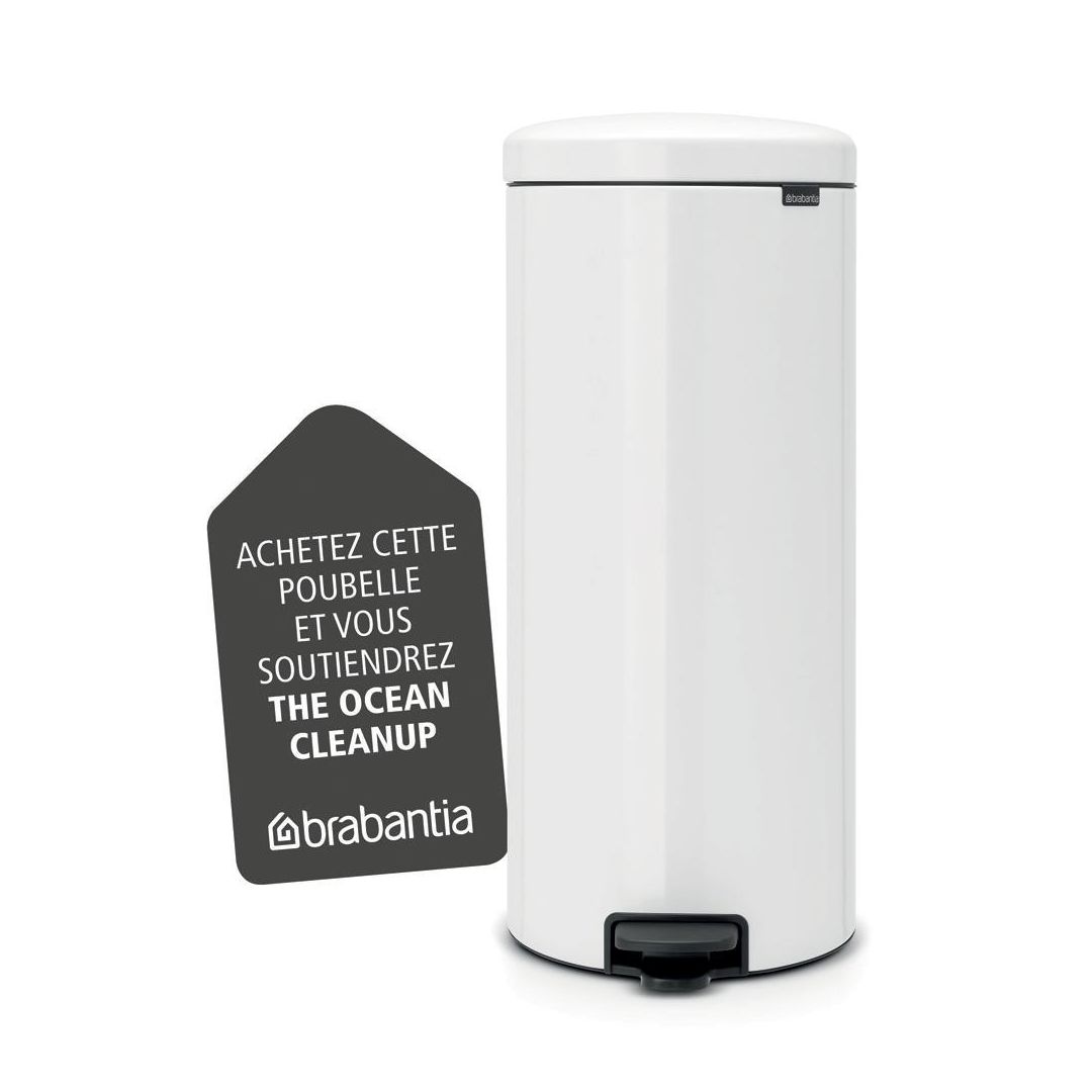 BRABANTIA Pedalhink newIcon 30L Vit | Städ och hygien - Avfallshantering och källsortering - Papperskorgar | Kontorsexperten
