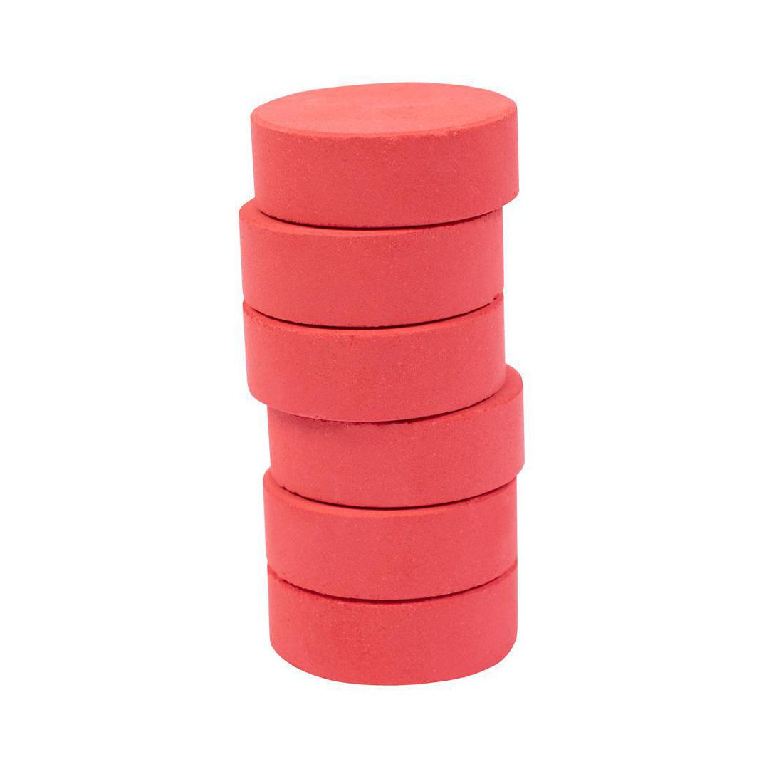 PLAYBOX Färgblock 44 mm, ljusröd 6/fp | Skola och förskola - Målarfärg och tillbehör - Färgblock | Kontorsexperten