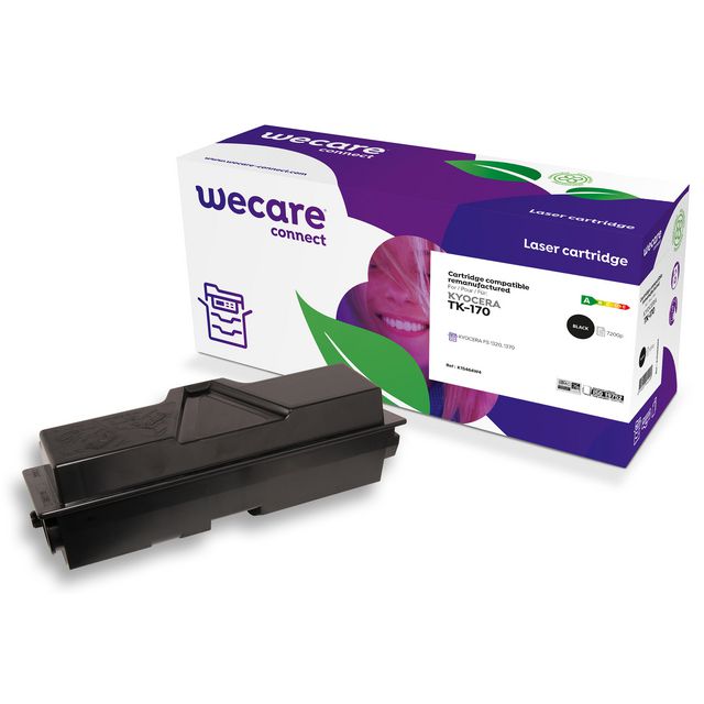 WECARE Toner KYOCERA TK-170 7,2K svart | Toner och bläck - Tonerkassetter - Toner WeCare | Kontorsexperten