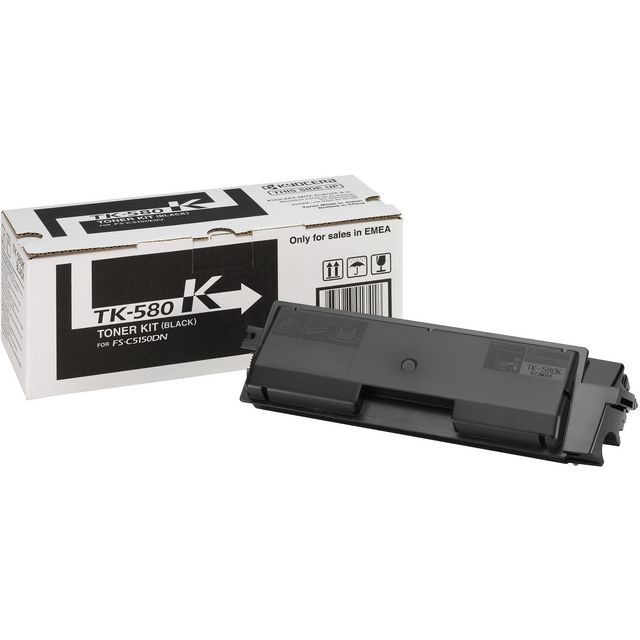 KYOCERA Toner, 580K, svart, 1T02KT0NL0 | Toner och bläck - Tonerkassetter - Toner Kyocera | Kontorsexperten